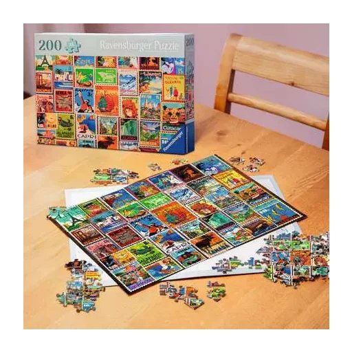 Feel Well & Puzzle - Briefmarken (200 Teile)