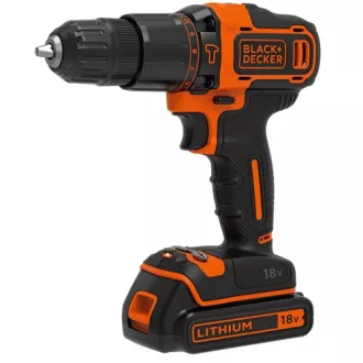Black & Decker BDCHD18S1KA 1400 RPM Fekete, Narancssárga