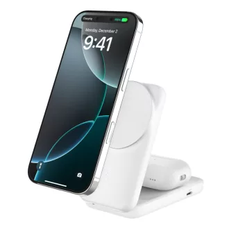   Belkin Qi2 Fitness tracker, Fejhallgató, Okostelefon, Okosóra Fehér USB Vezeték nélkül tölthető Gyorstöltés Beltéri