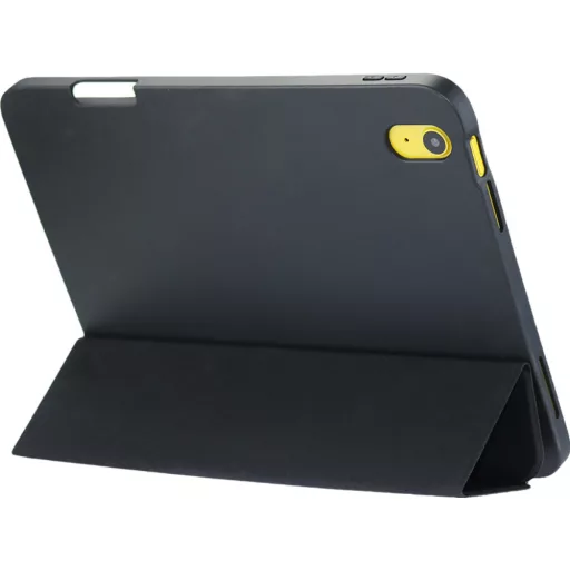 DEQSTER 40-1013775 táblagép tok 27,7 cm (10.9") Oldalra nyíló Fekete