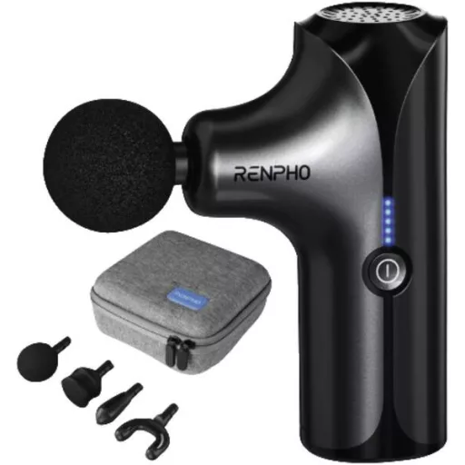 Renpho 2233581 masszírozó Kar, Láb, Nyak, Trapezius Fekete