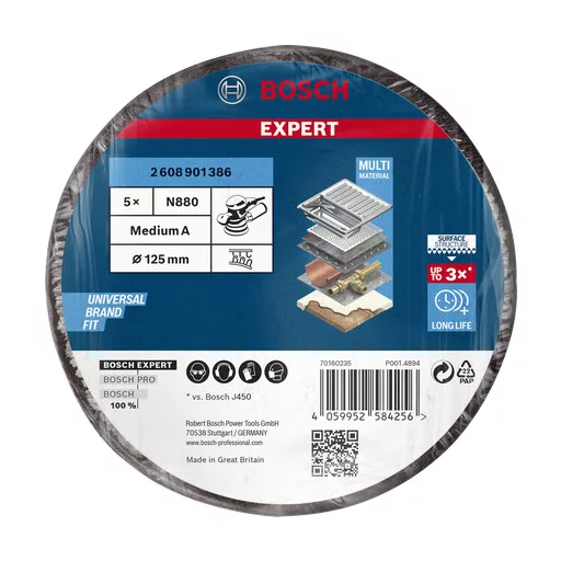 Bosch N880 Fém, Festék, Rozsdamentes acél, Acél Homokkő vágókorong