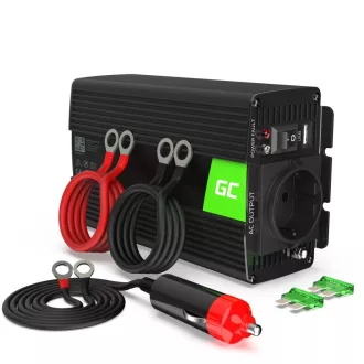   Green Cell INV16 áramátalakító és inverter Automatikus 500 W Fekete