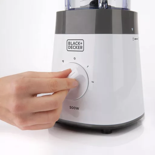 Black & Decker BXJB500E turmixgép 1,5 L Asztali mixer 500 W Fehér