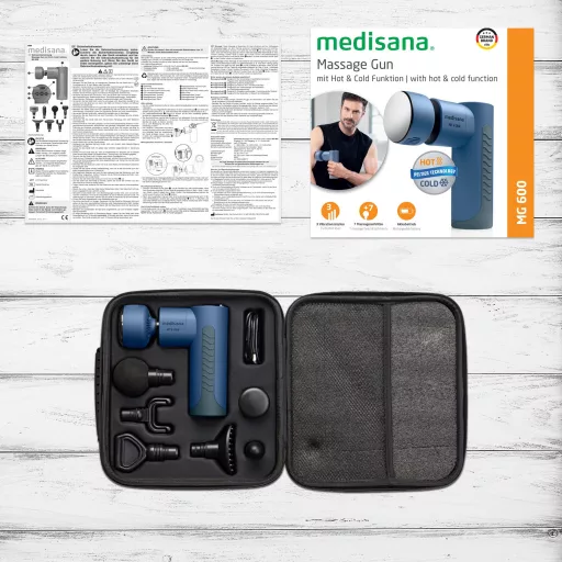 Medisana MG 600 masszírozó Univerzális Fekete, Kék
