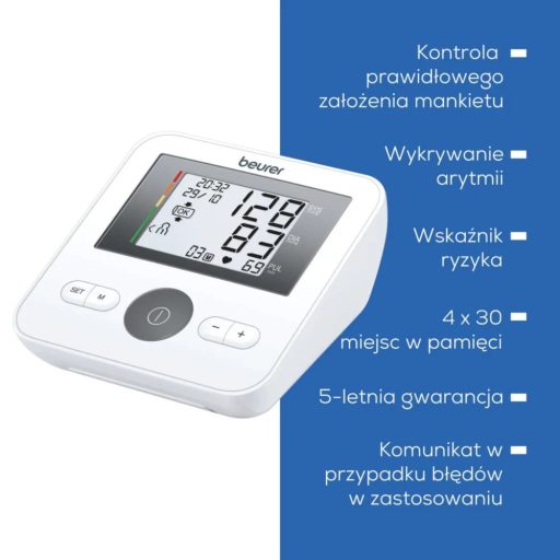 Upper arm blood pressure monitor BM27+