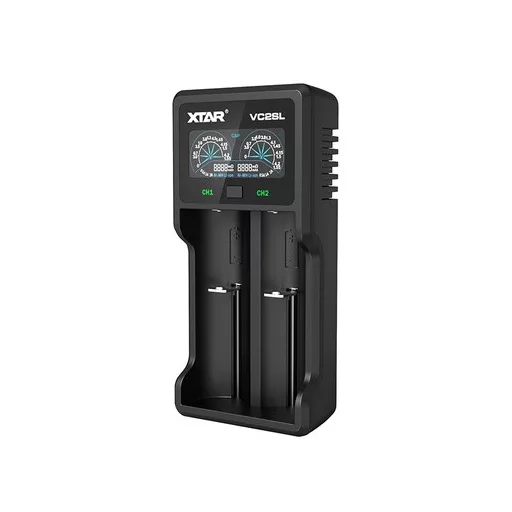 XTAR VC2SL akkumulátor töltő Háztartási elem USB
