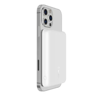   Belkin BPD002BTWH külső akkumulátor 2500 mAh Vezeték nélkül tölthető Fehér