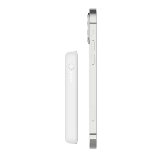 Belkin BPD002BTWH külső akkumulátor 2500 mAh Vezeték nélkül tölthető Fehér
