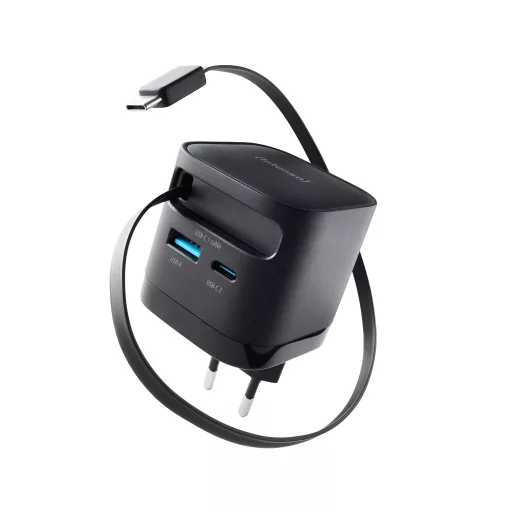 Intenso 7806520 áramátalakító és inverter Beltéri 65 W Fekete