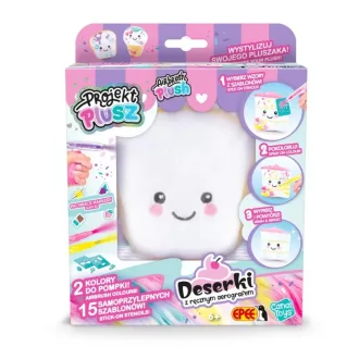   Project Plush Desserts - Creative Kit with Manual Airbrush - Chalka