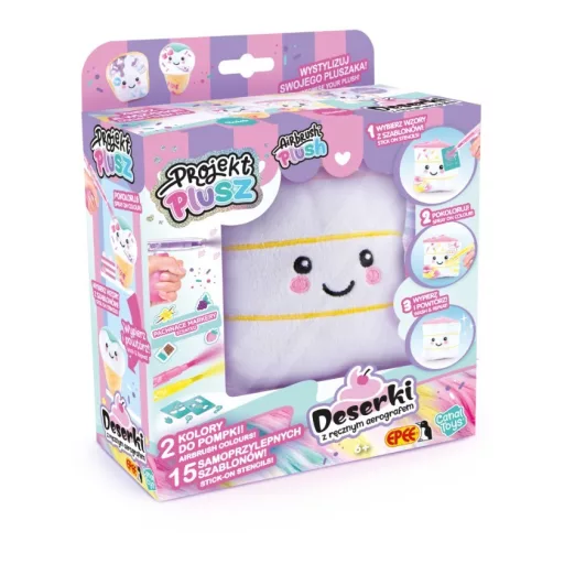 Project Plush Desserts - Creative Kit with Manual Airbrush - Ciastus