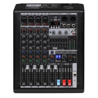   DNA Professional HLC 4 MK2 - analogue mixer with USB, Bluetooth, MP3, phantom power and a DSP processor