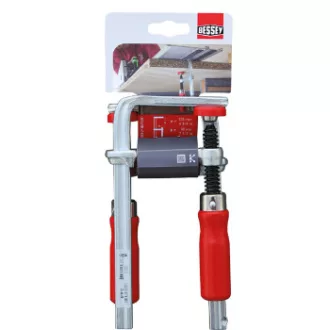   BESSEY GTR12 asztalos szorító 12 cm Vörös, Rozsdamentes acél