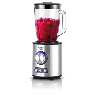   Adler AD 4078 turmixgép Asztali mixer 1700 W Fekete, Rozsdamentes acél, Átlátszó
