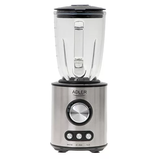 Adler AD 4078 turmixgép Asztali mixer 1700 W Fekete, Rozsdamentes acél, Átlátszó