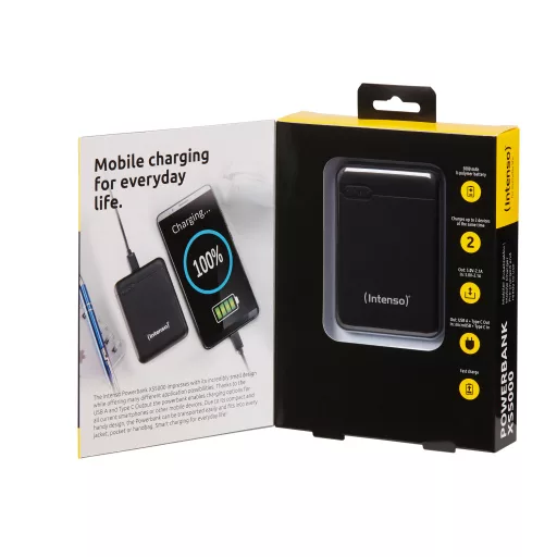 Intenso 7313520 külső akkumulátor Lítium-polimer (LiPo) 5000 mAh Fekete