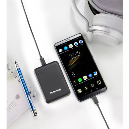 Intenso 7313520 külső akkumulátor Lítium-polimer (LiPo) 5000 mAh Fekete
