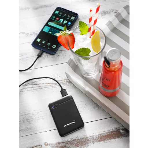 Intenso 7313520 külső akkumulátor Lítium-polimer (LiPo) 5000 mAh Fekete