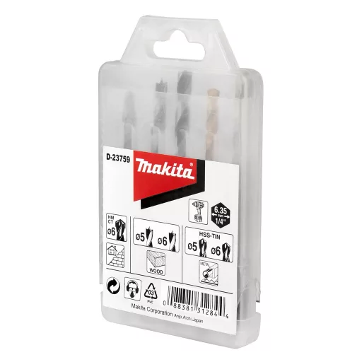 Makita D-23759 fúrószár Fúró készlet 5 db