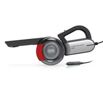   Black & Decker PV1200AV kézi porszívó Szürke, Vörös, Átlátszó