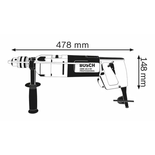Bosch 0 601 120 503 fúrógép 1450 RPM 3,7 kg