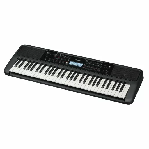 Yamaha PSR-E383 MIDI billentyűzet 61 kulcsok USB Fekete
