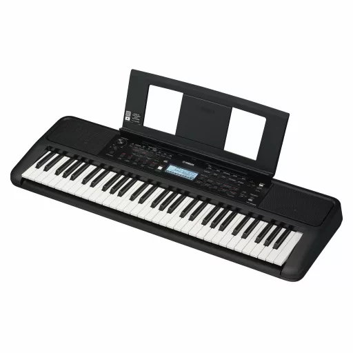 Yamaha PSR-E383 MIDI billentyűzet 61 kulcsok USB Fekete