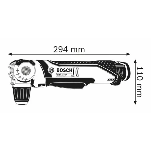 Bosch 0 601 390 908 motoros csavarhúzó és ütvecsavarozó 1300 RPM Fekete, Kék