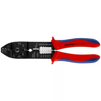 Knipex 97 21 215 B Krimpelőfogó Fekete, Kék, Vörös