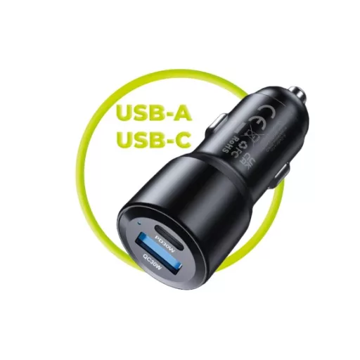 Mobile Origin Car Charger 60W USB-C and USB-A