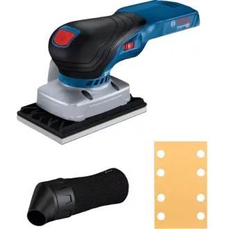   Bosch GSS 18V-13 PROFESSIONAL Excentercsiszoló 1000 RPM 2000 OPM Fekete, Kék, Vörös