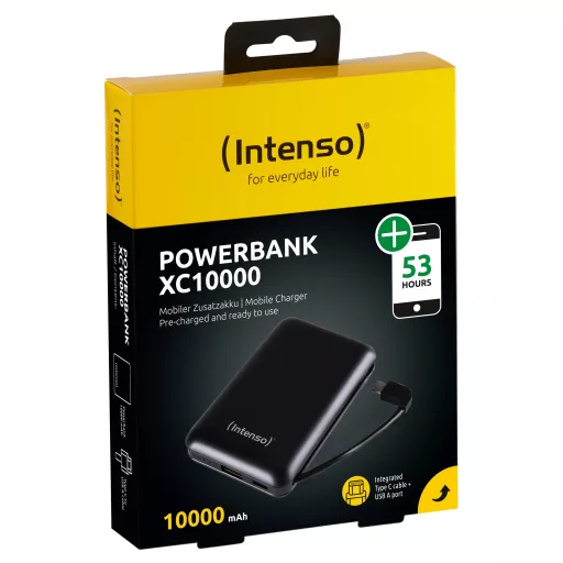 Intenso 7314530 külső akkumulátor Lítium-polimer (LiPo) 10000 mAh Fekete