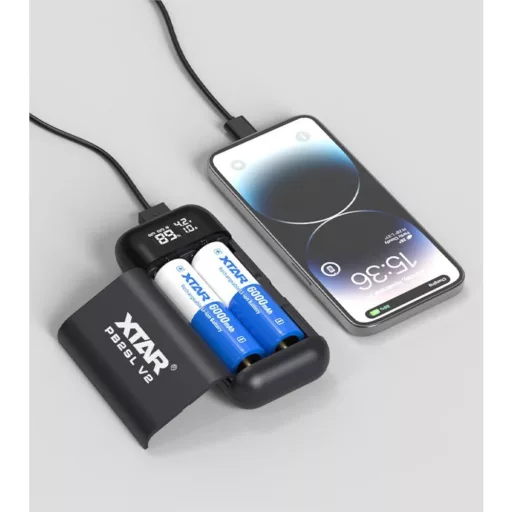 Charger / power bank batteries Li-ion 18650 / 20700 / 21700 Xtar PB2SL V2 black