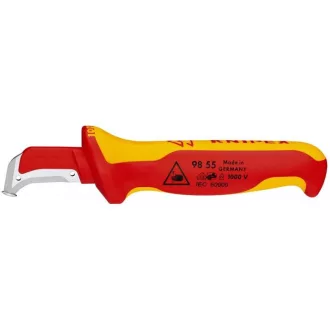   Knipex 98 55 SB vágókés Vörös, Sárga Rögzített pengés kés
