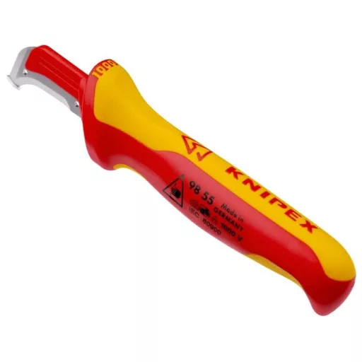 Knipex 98 55 SB vágókés Vörös, Sárga Rögzített pengés kés