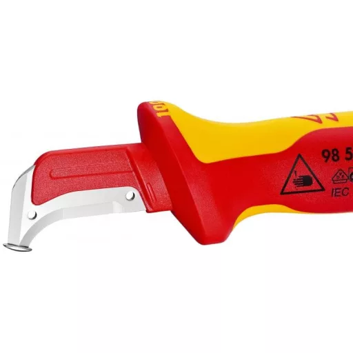 Knipex 98 55 SB vágókés Vörös, Sárga Rögzített pengés kés