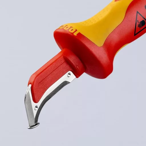 Knipex 98 55 SB vágókés Vörös, Sárga Rögzített pengés kés