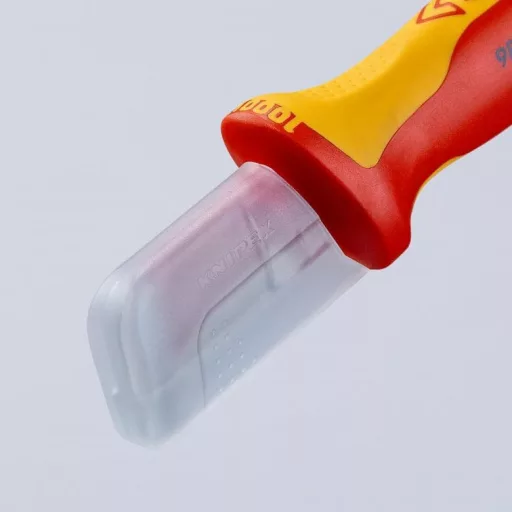 Knipex 98 55 SB vágókés Vörös, Sárga Rögzített pengés kés