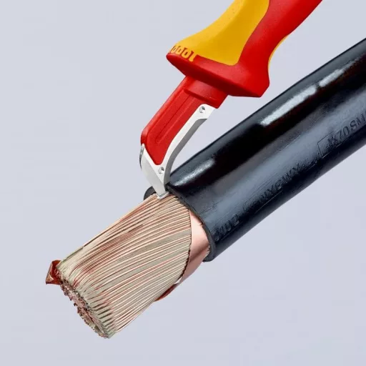 Knipex 98 55 SB vágókés Vörös, Sárga Rögzített pengés kés