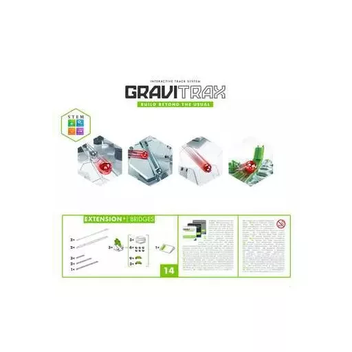 Ravensburger GraviTrax Extension Bridges aktív-/fejlesztőjáték tartozék