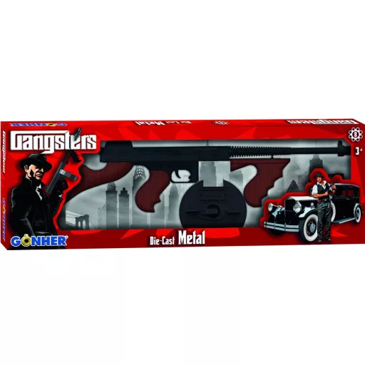 Metal gangster pistol 8 rounds (Gonher )