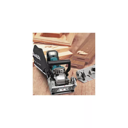 Makita DPJ180Z elektromos kézi gyalu Fekete, Rozsdamentes acél 6500 RPM 18 W