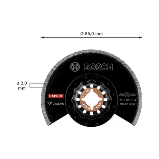 Bosch 2 608 900 035 multifunkciós szerszám kiegészítő Szegmentált penge