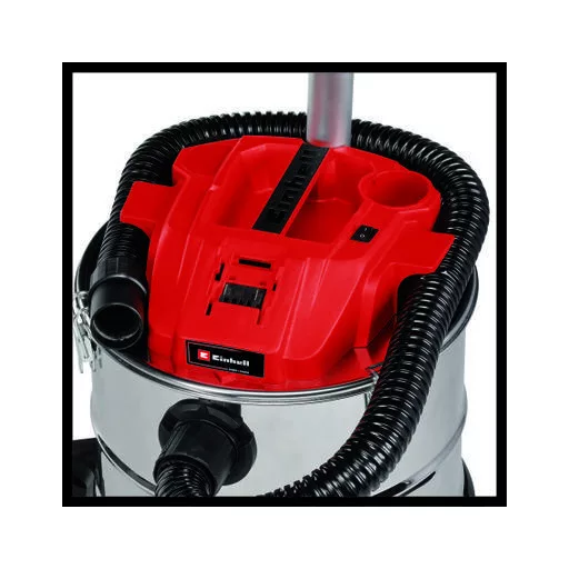 Einhell TE-AV 18/15 Li C-Solo 15 L Fekete, Szürke, Vörös