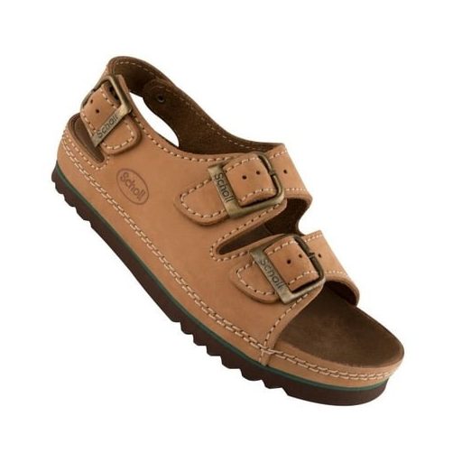 Scholl Air Bag Back Strap Comfortable Sandals Brown 36