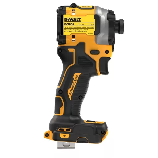 DeWALT DCF850N-XJ motoros csavarhúzó és ütvecsavarozó 3250 RPM Fekete, Sárga
