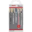 Bosch 2 607 011 438 lombfűrész, kanyarítófűrész és szablyafűrész lap Lombfűrész penge Keményfém 15 db