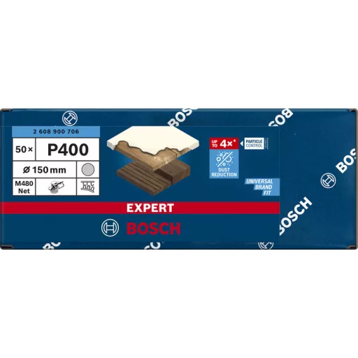 Bosch 2 608 900 706 csiszoló tartozék 50 db Csiszolóháló