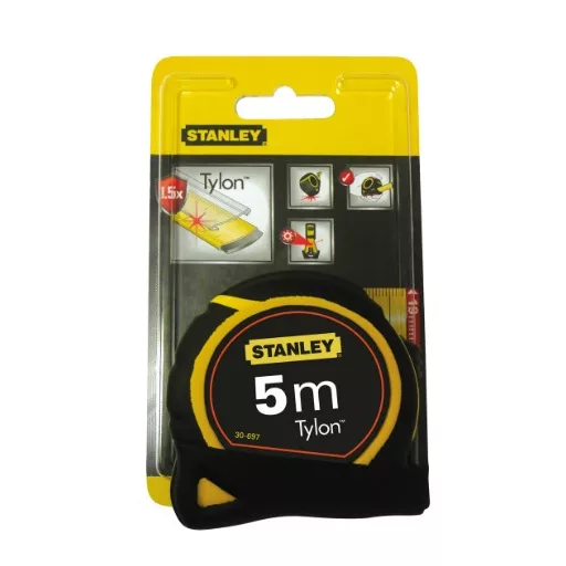 Stanley 0-30-697 mérőszalag 5 M Fekete, Sárga